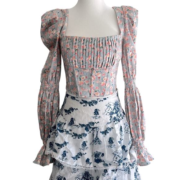 House of CB inspired floral top - Picture 1 of 3